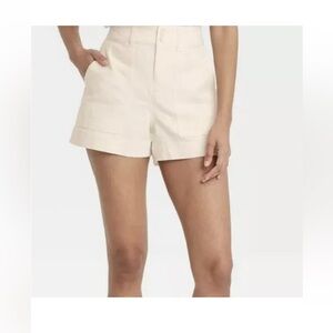 Universal Thread High Waist Cream Shorts